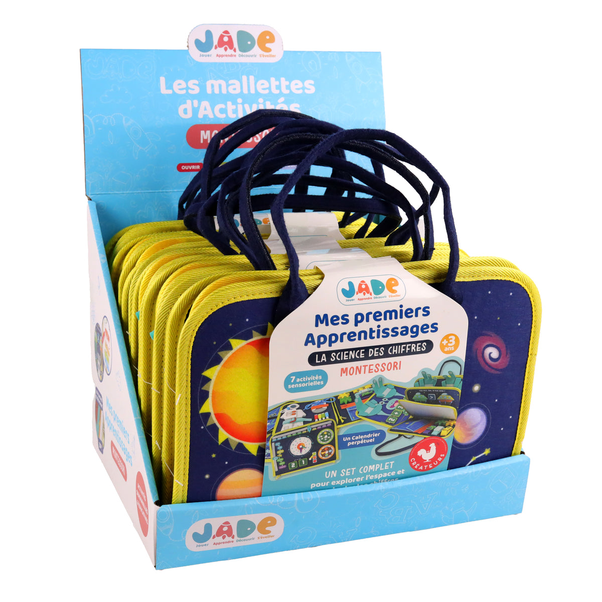 La pochette d'apprentissage La Science des chiffres MONTESSORI JADE 3+