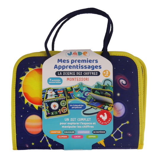 La pochette d'apprentissage La Science des chiffres MONTESSORI JADE 3+