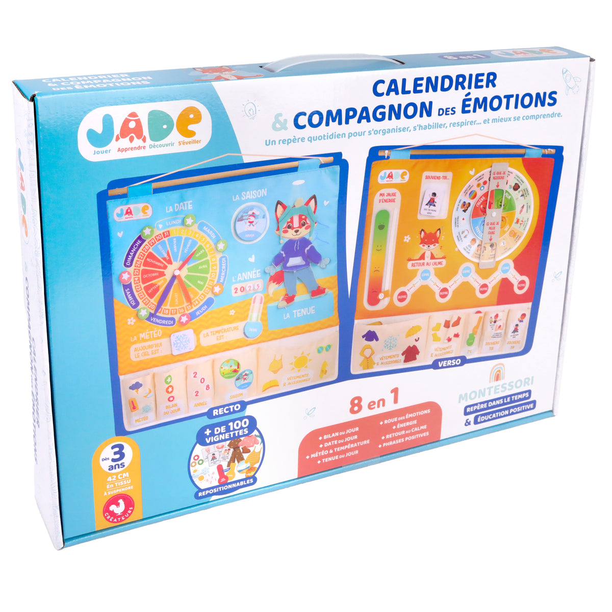 Mon Calendrier et compagnon des émotions JADE