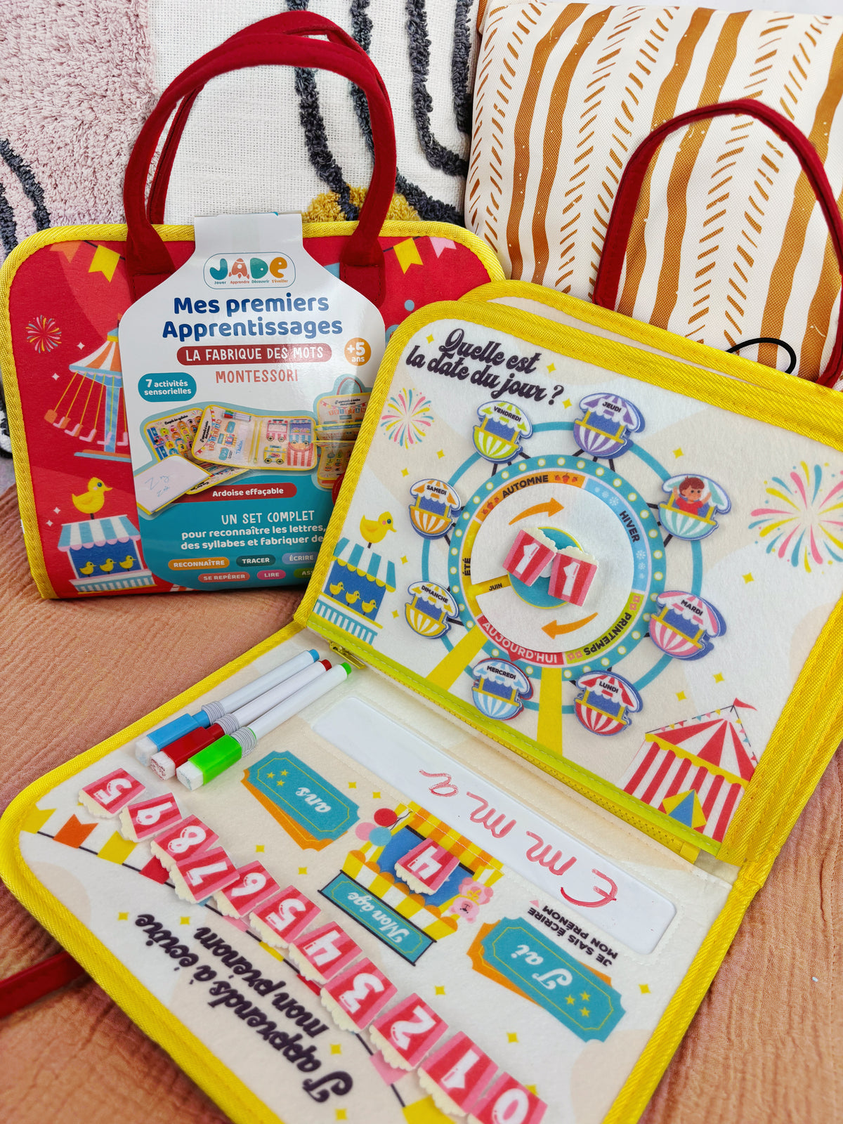 La pochette d'activité Mes Premiers mots MONTESSORI JADE 3+