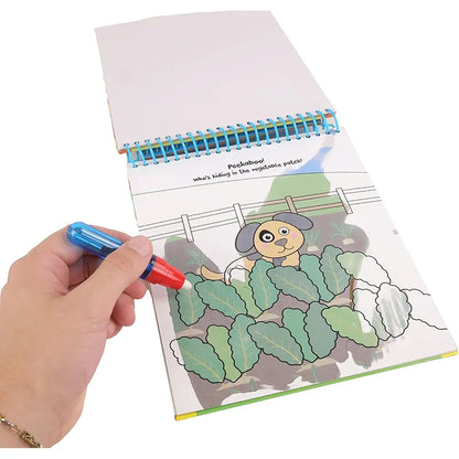Livre de coloriage Magique à l'eau - 24m+