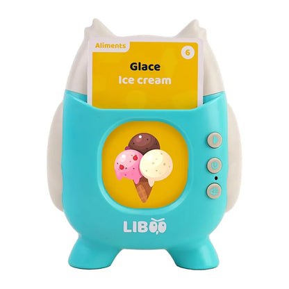 Liseuse Liboo FR/EN 240 mots Hibou - 36m+